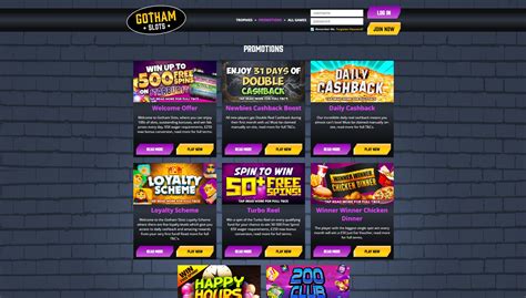 Gotham slots casino codigo promocional